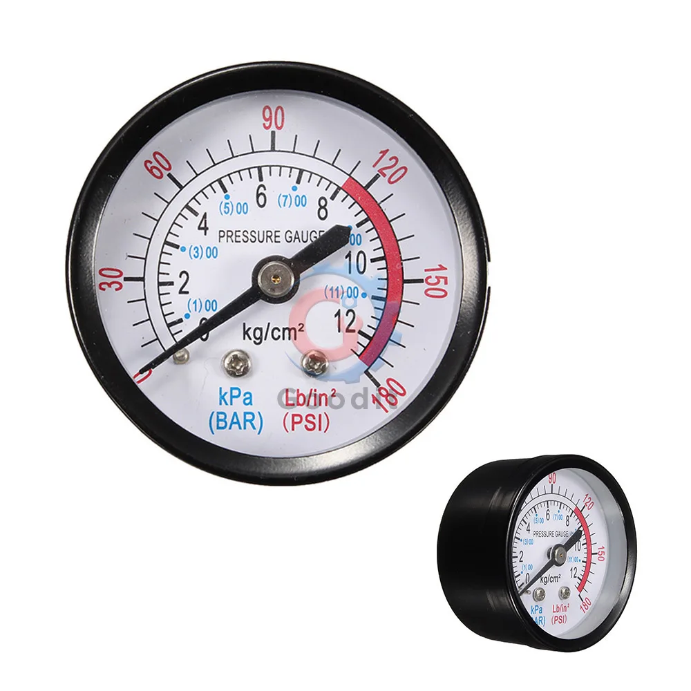 Vacuum/air pressure gauge mini dial dual scale 1/4 "NPT-30HG/0PS 2" digital display table
