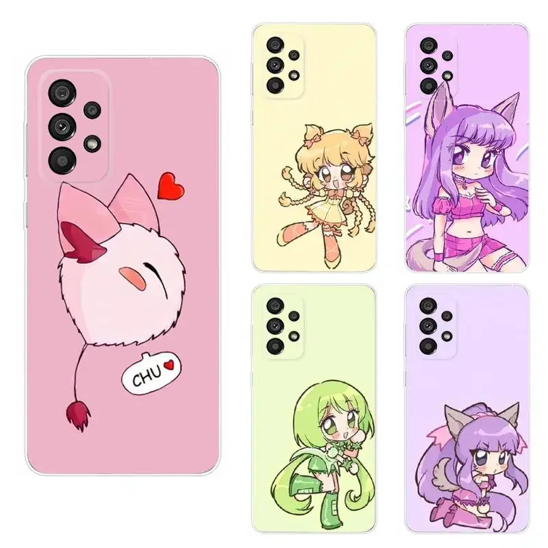 Custodia Per Telefono Tokyo Mew Mew Anime Per Samsung Galaxy A71 70 52 51 40 31 A50 30S 21S 03S Note20Cover Ultra Trasparente