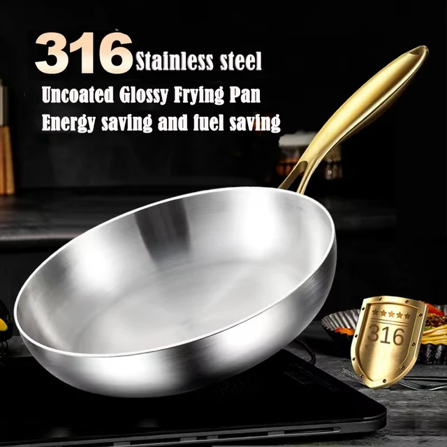 316 Stainless Steel Nonstick Frying Pan 1