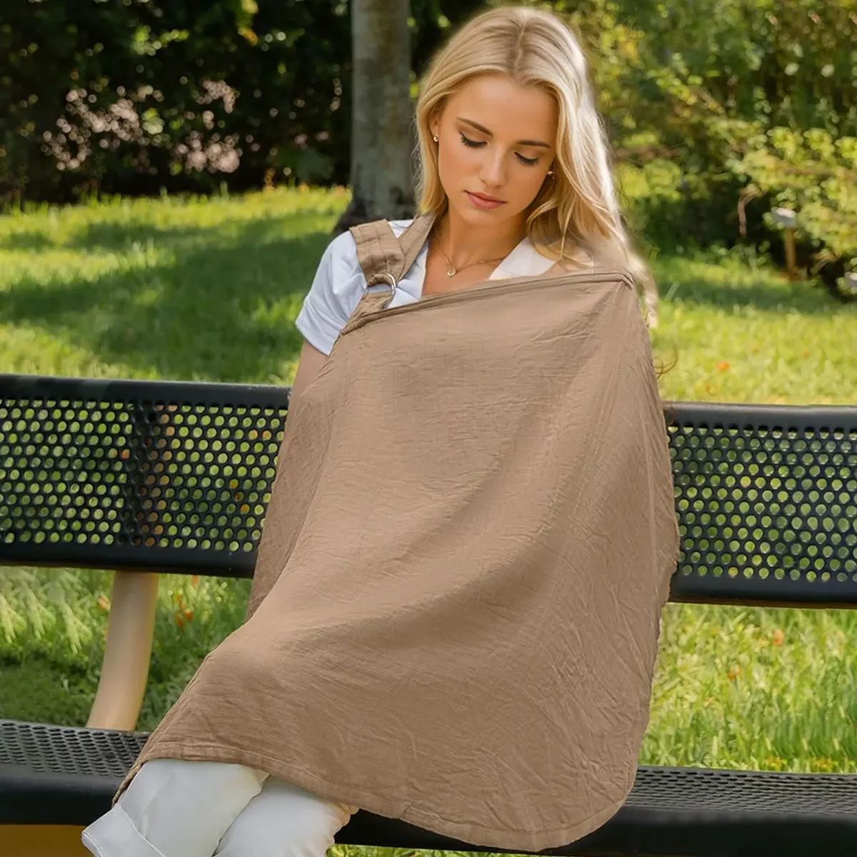 Breastfeeding Cover Breathable Baby Feeding Cloth for Infant Nursing Covers Maternity Breast Feeding Apron Bebes Carseat Cover