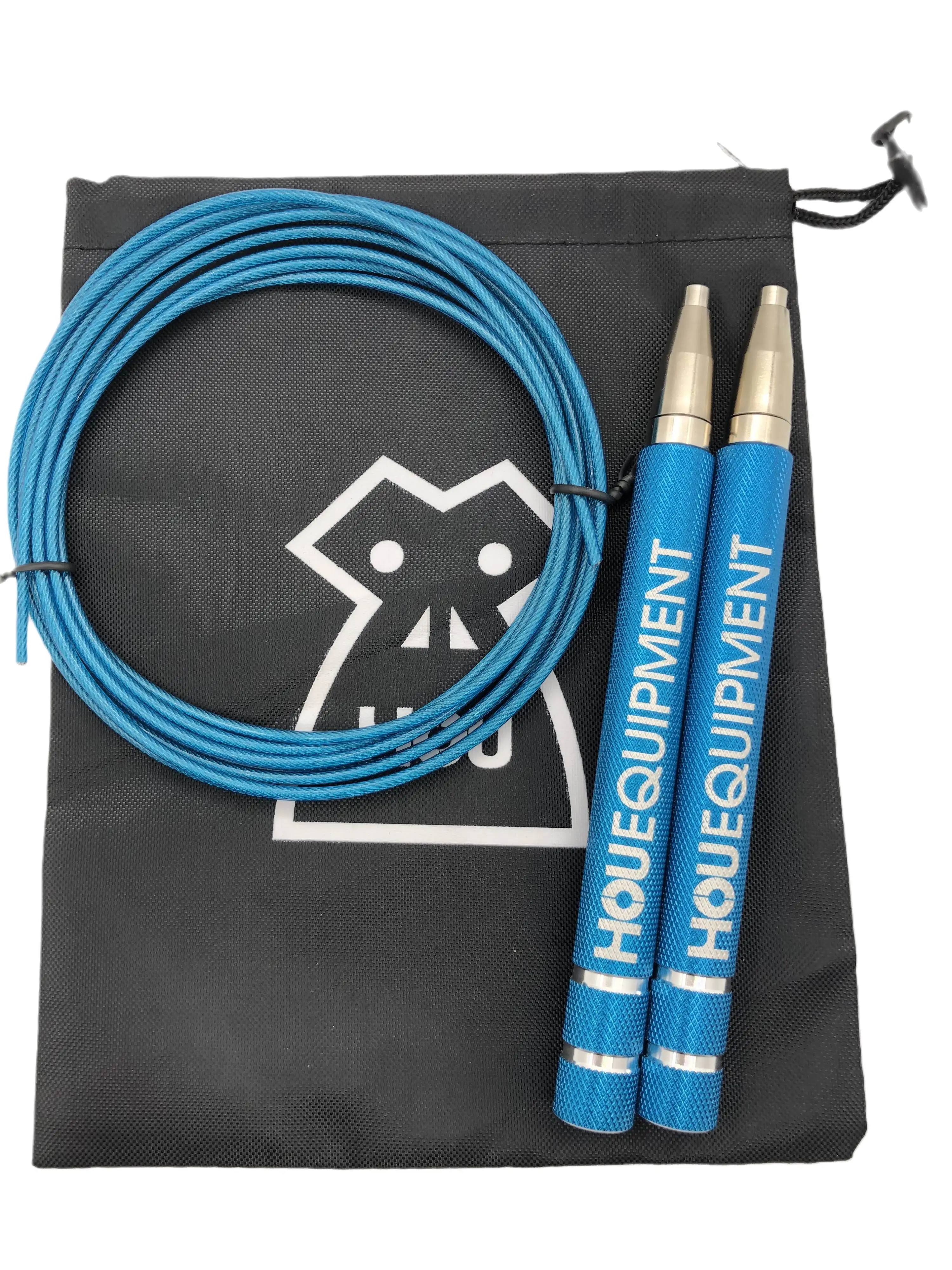 Jump Rope HOU Jump Rope High-Speed Skipping Rope Self Locking Double Unders Adjustable Crossfit MMA Boxing Fitness Skip Workout Train