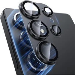 Premium Camera Lens Protector Cover - Ultimate Phone Protection Film & Accessories - S24 Ultra (Black)