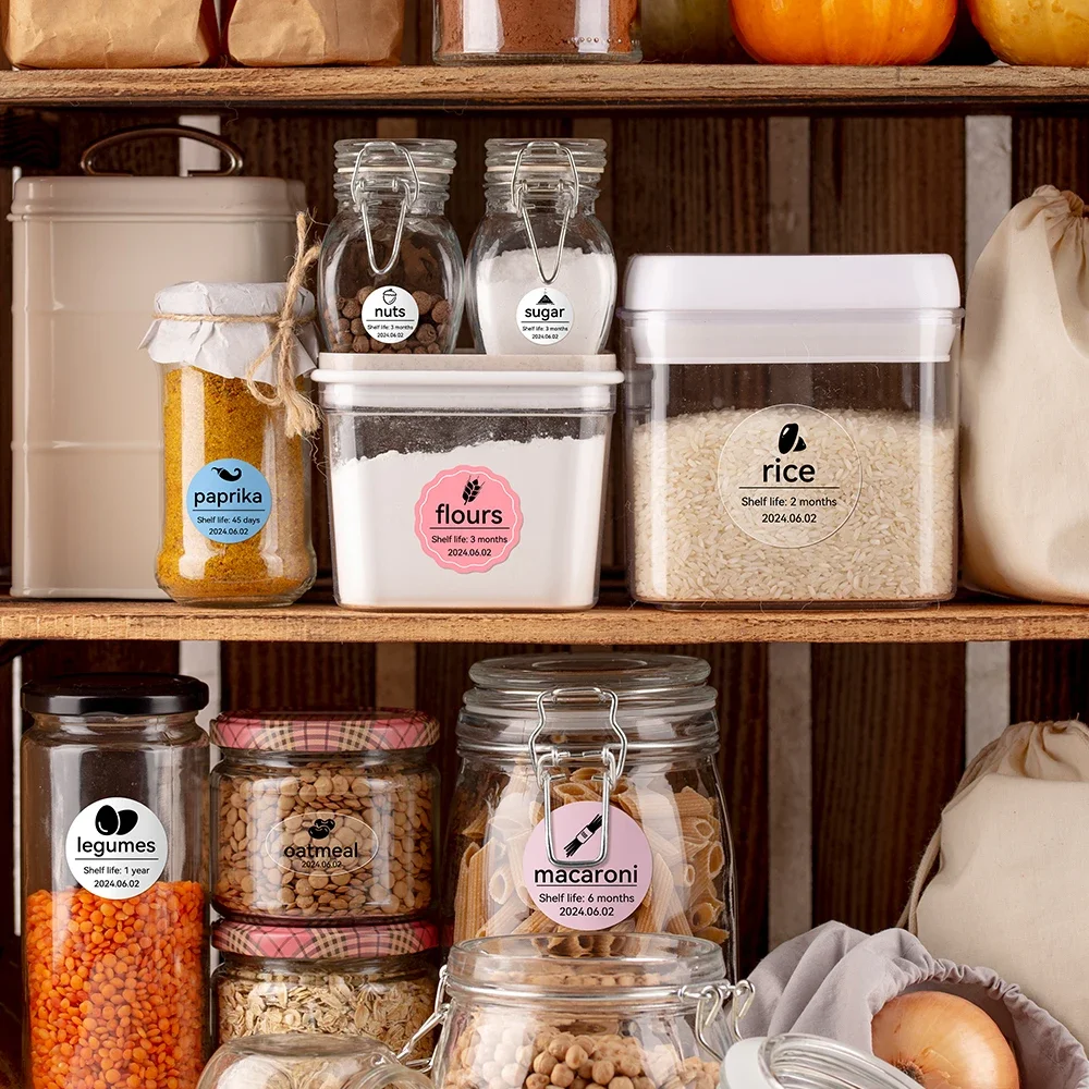 300dpi Niimbot B21PRO Thermal Label Sticker Printer 200dpi B21 with Paper Rolls 20-50mm Mini Maker for Coffee Shop Bakery Use