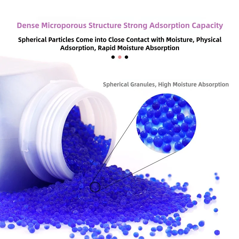 Waterproof Reusable Silica Gel Beads 500g Moisture Absorber Electronic Product Desiccant