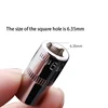 1-Piece 1/4 Drive Inch 4 4.5 5 5.5 6 7 8 9 10 11 12 13 14mm Ratchet Wrench Socket Head Sleeve Double End Hand Tools 2