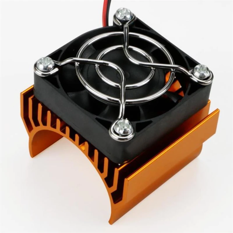 

540/550/3650/3660/3674 Motor Heat Sink 4010 with 5V Cooling Fan Cooler Heat Fin 36mm Diameter Radiator for 1/10 RC Model Car