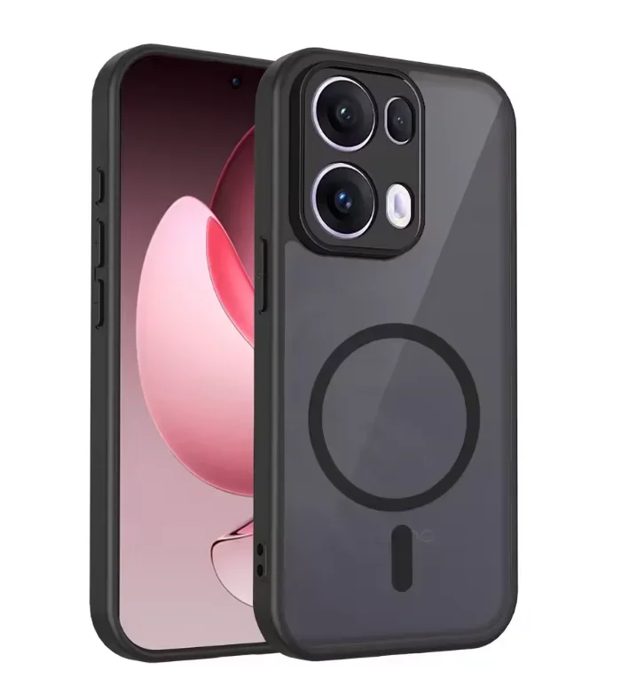 Armor Matte Frosted Clear Magnetic Wireless Charging Case