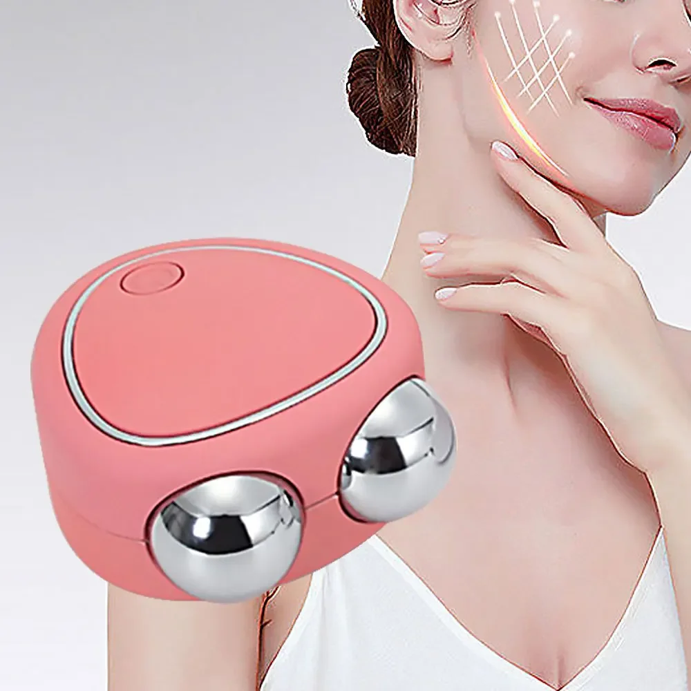 

Portable Electric Face Lift Roller Massager EMS Microcurrent Sonic Vibration Facial Lifting Skin Tighten Massage Beauty Devices