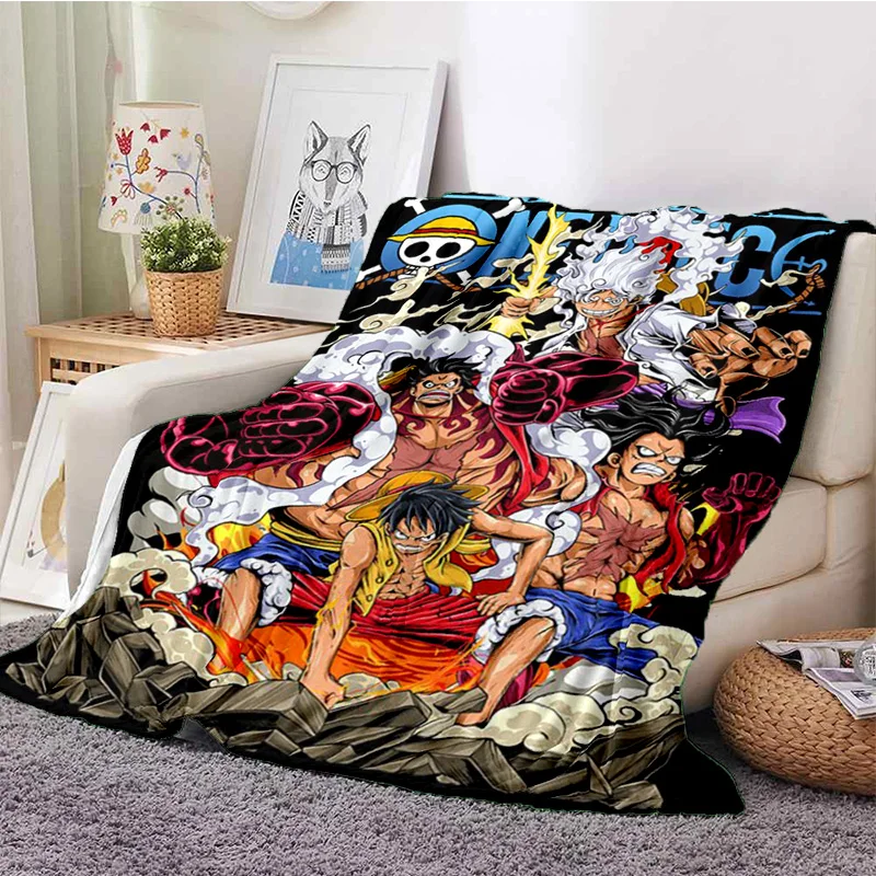 Luffy Blanket Seasonal Blankets Used for Sofas Beds Living Rooms Travel Picnics Blankets Gifts Thin Blankets 3