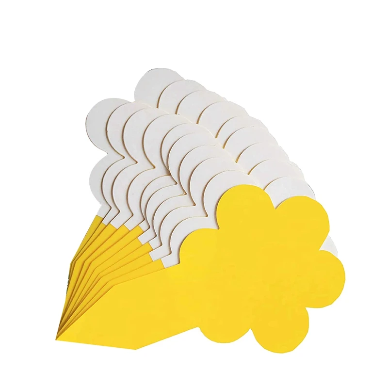 Trappola Per Mosche Di Frutta, Trappola Per Moscerini Di Frutta Appiccicosa, Trappola Per Mosche Di Frutta A Doppia Faccia Per Mosche Zanzare (10 Pezz