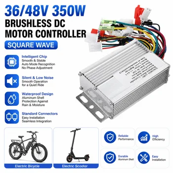 Controller per Motore DC Brushless 36V/48V 350W Adatto per Biciclette Elettriche/Scooter Elettrici, ecc.