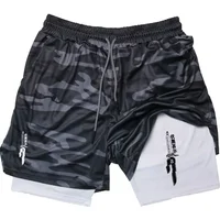 Men's Performance Shorts Anime Jujutsu Kaisen Print Shorts Quick Dry Breathable Workout Running Badminton Gym Shorts with Pocket 1