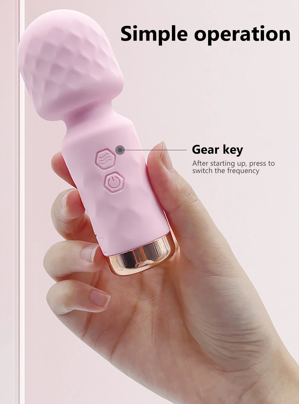 Powerful Mini Rabbit Vibrator Usb Rechargeable Body Massager_voghion.com