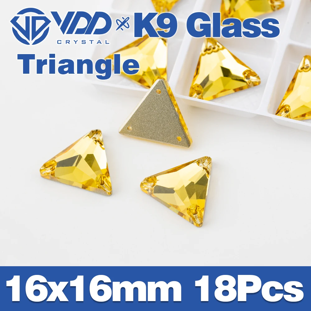 VDD S105 Sun.Topaz Fasze Top Qualität K9 Glas Nähen Auf Strass Kristall Nähen Flatback Steine Für Kleidung Kleidungsstück Kleid – Detail 40