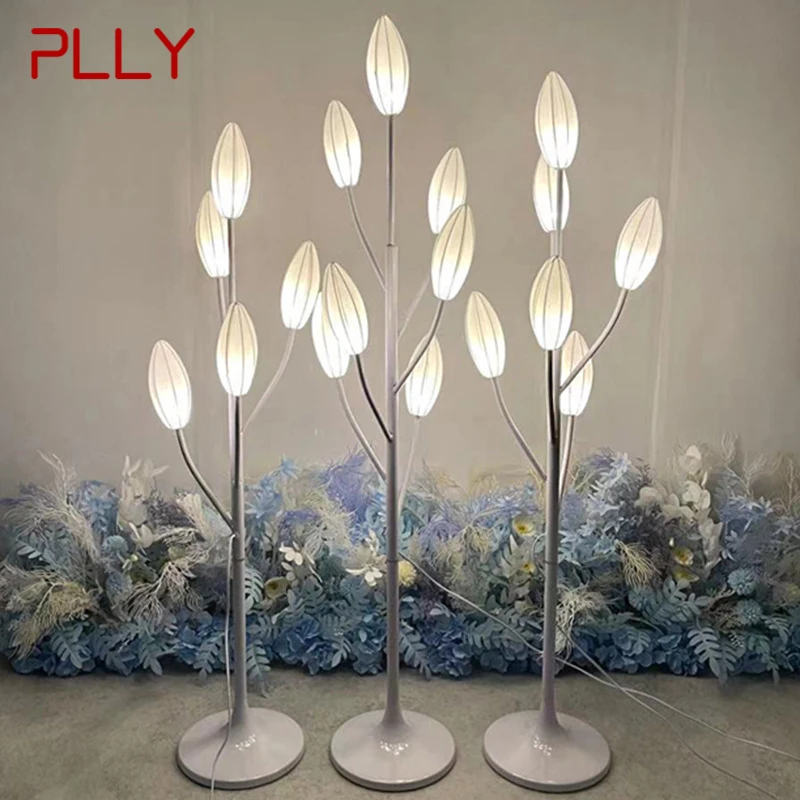 

PLLY Modern White lily Wedding Lights Festive AtmosphereLED Light for Party Stage Road Lead Background Decoration