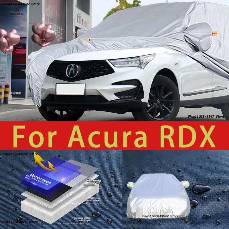 

Наружная защита для ACURA RDX, полные автомобильные Чехлы, снежный чехол, Солнцезащитный водонепроницаемый пыленепроницаемый внешний автомобильный аксессуар