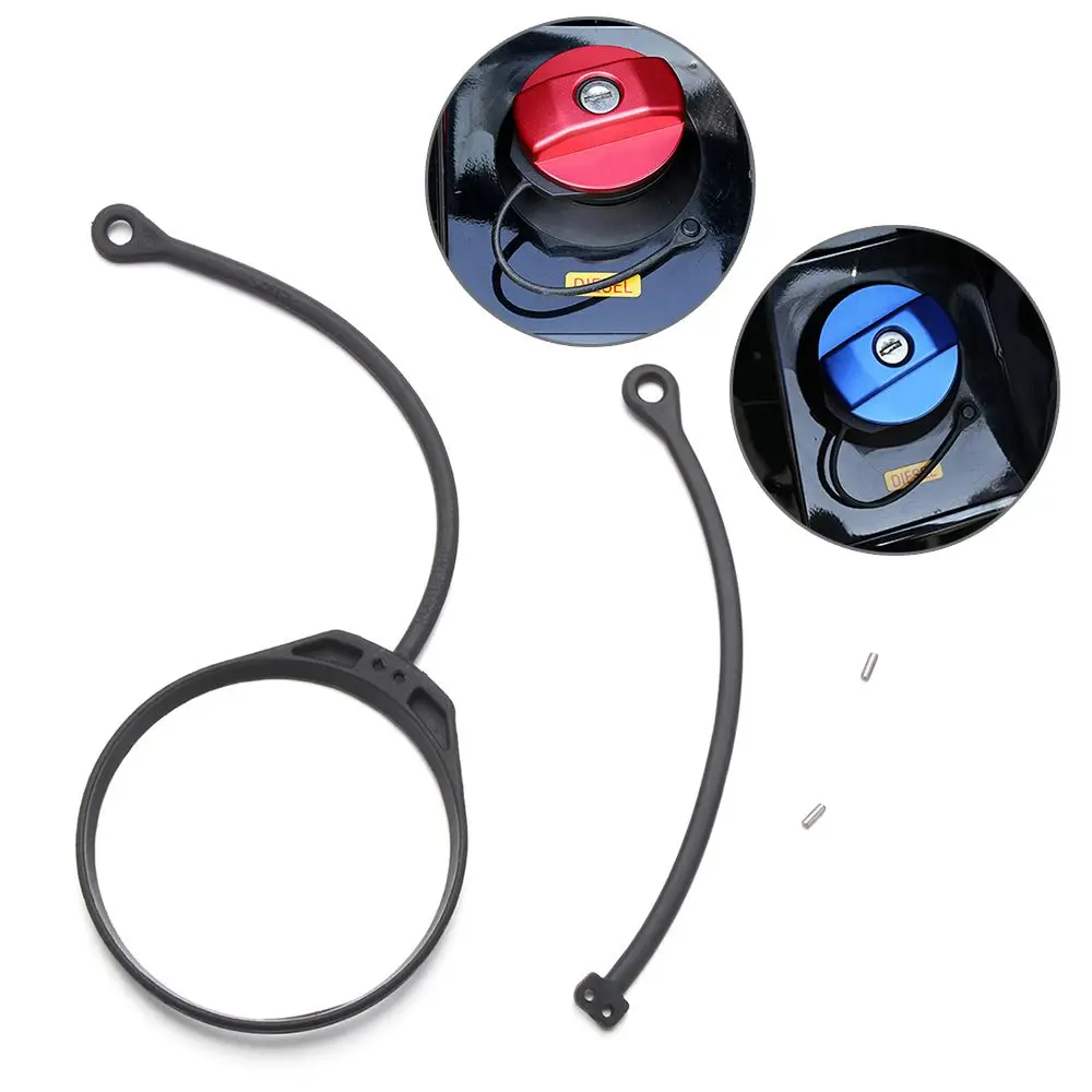 Car Fuel Tank Cap Anti Loss Fixed Traction Buckle Rope Universal Fuel Tank Cap Band Cord Traction Rope Not Easily Corroded fuel cap fuel tank cap
