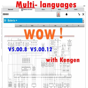 WOW 2025 Offerta Speciale per Software Diagnostico V5.00.12 W OW 5.00.8 R2 con Kengen per Strumento di Riparazione Software Diagnostico Multiuso per Auto TCS