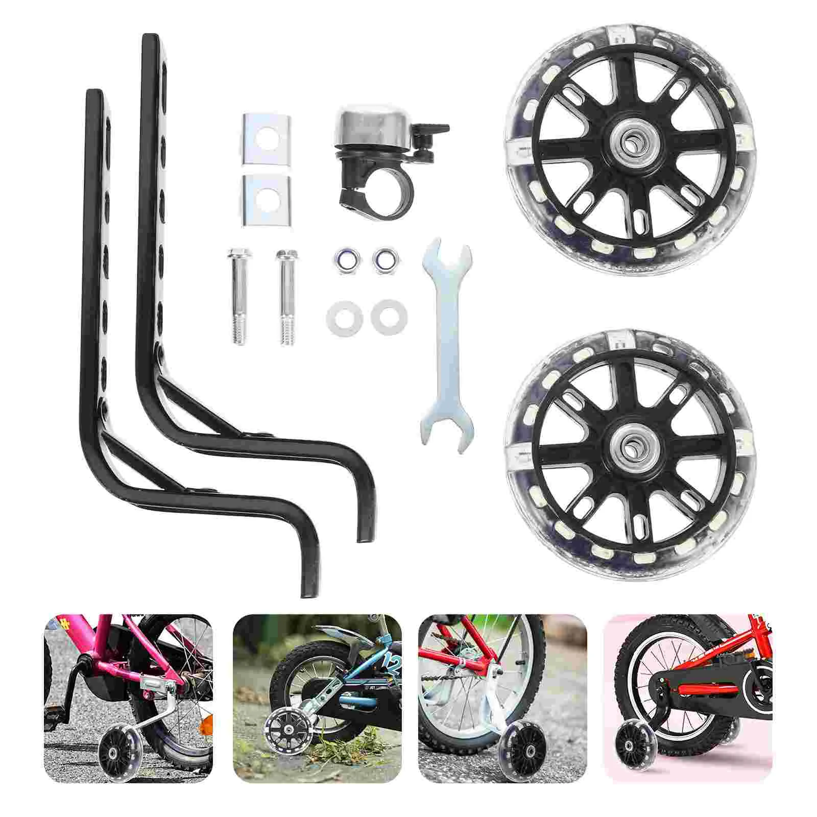 

Bicycle Training Wheels Bike Accessory Replaceable Children Bell Professional Plastic