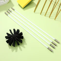 Washing Machine Cleaner Nylon Chimney Brush Cleaner Kit Dryer Vent for Vacuum Duct Cleaning with Tubes