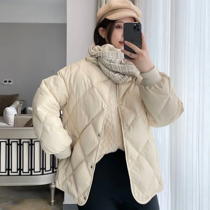 Winter Coat Women Puffer Jacket Winter New Korean Style Long Ladies Over-the-knee Cotton Padded Jacket Keep Warm Bubble Coat