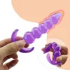 Anal Beads Jelly Anal Plug Butt Plug Adult Game Silicone Dildo Sex Toys For Woman Prostate Massager G-spot Sex Toys For Men 1