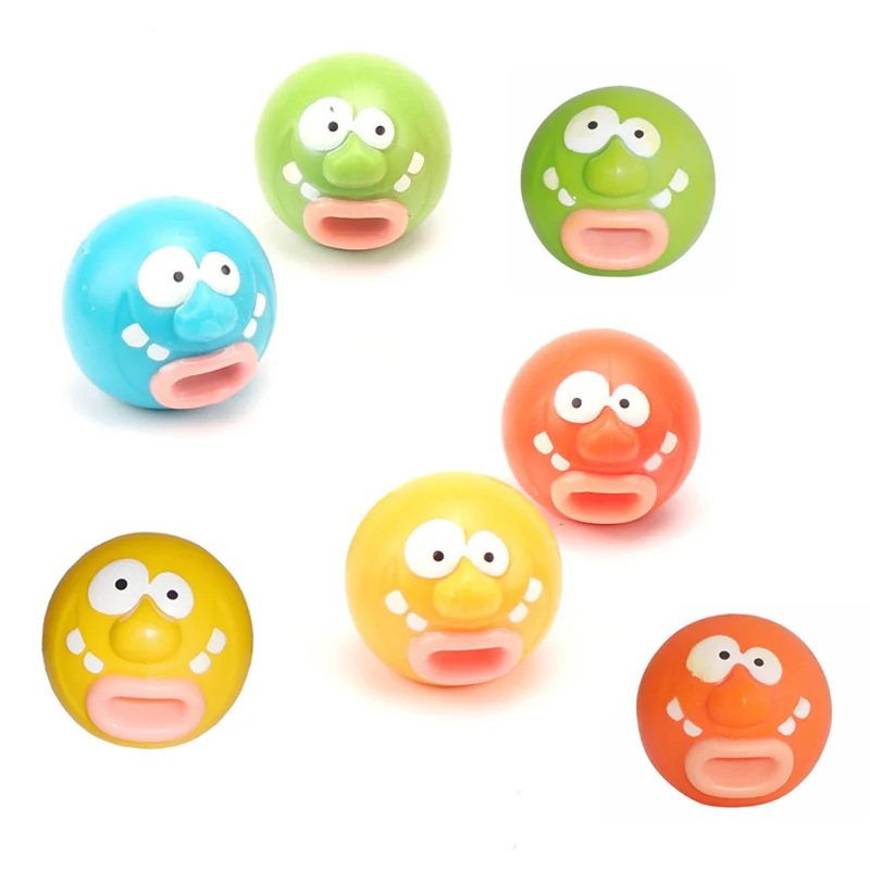 3Pcs Novelty Tongue Out Doll Clown Vomiting Stress Ball Fidget Funny Gadgets Juguetes Ansiedad Y Estr&eacute;s Kinder Spielzeuge
