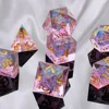 Colourful Resin Dice Sharp Edge Polyhedral Dice DND Dice Set For Dungeon and Dragon Pathfinder Role Playing Game(RPG)/MTG Game 3