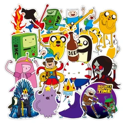 Autocollants dessins animés Adventure Time Vsco, étiquette esthétique rétro, pour ordinateur portable, bagages, skateboard, valise, guitare, voiture, DIY bricolage, 29 pièces 