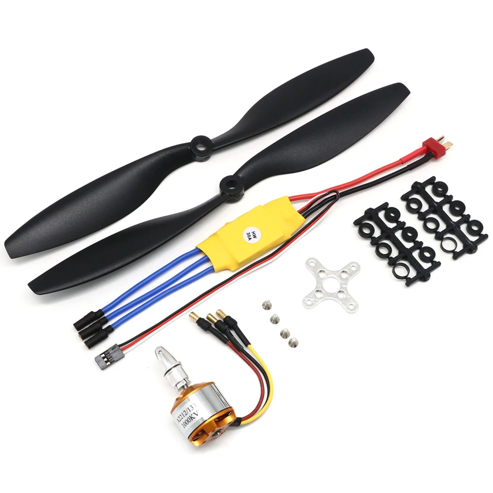Kit Moteur Brushless A2208 1100KV/1400KV/2600KV + ESC 30A + Hélice 1045