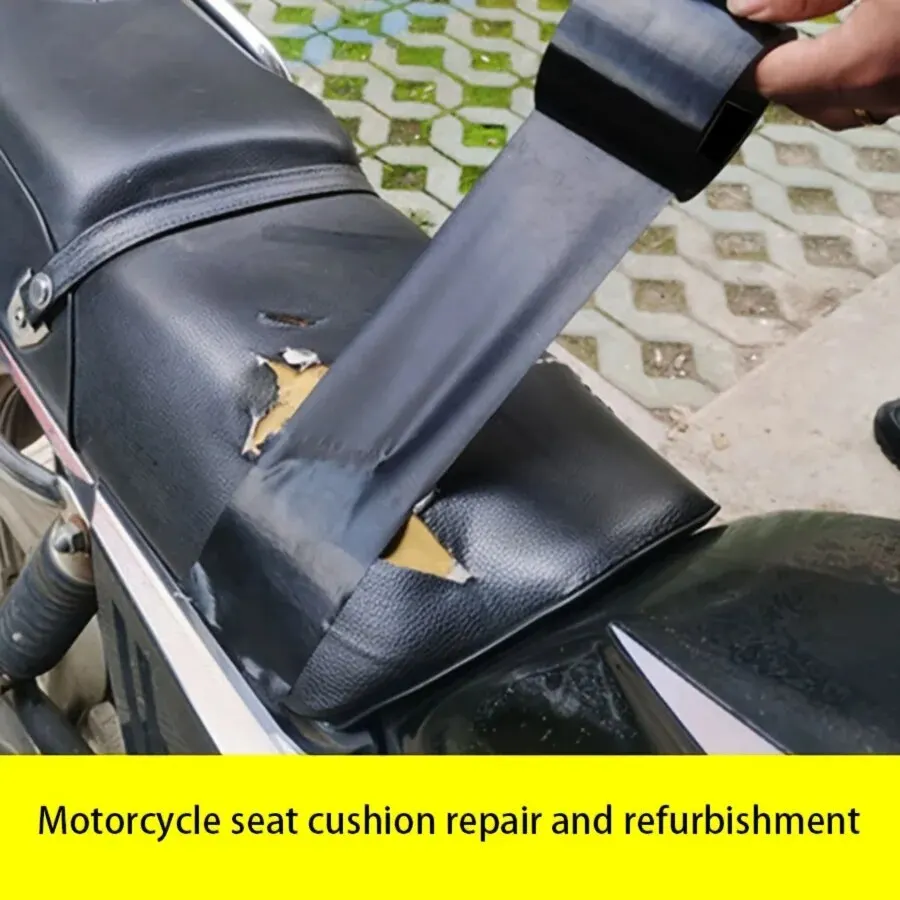 Black Cloth-Based Adhesive Tape for Durable Leather and Cushion Repair