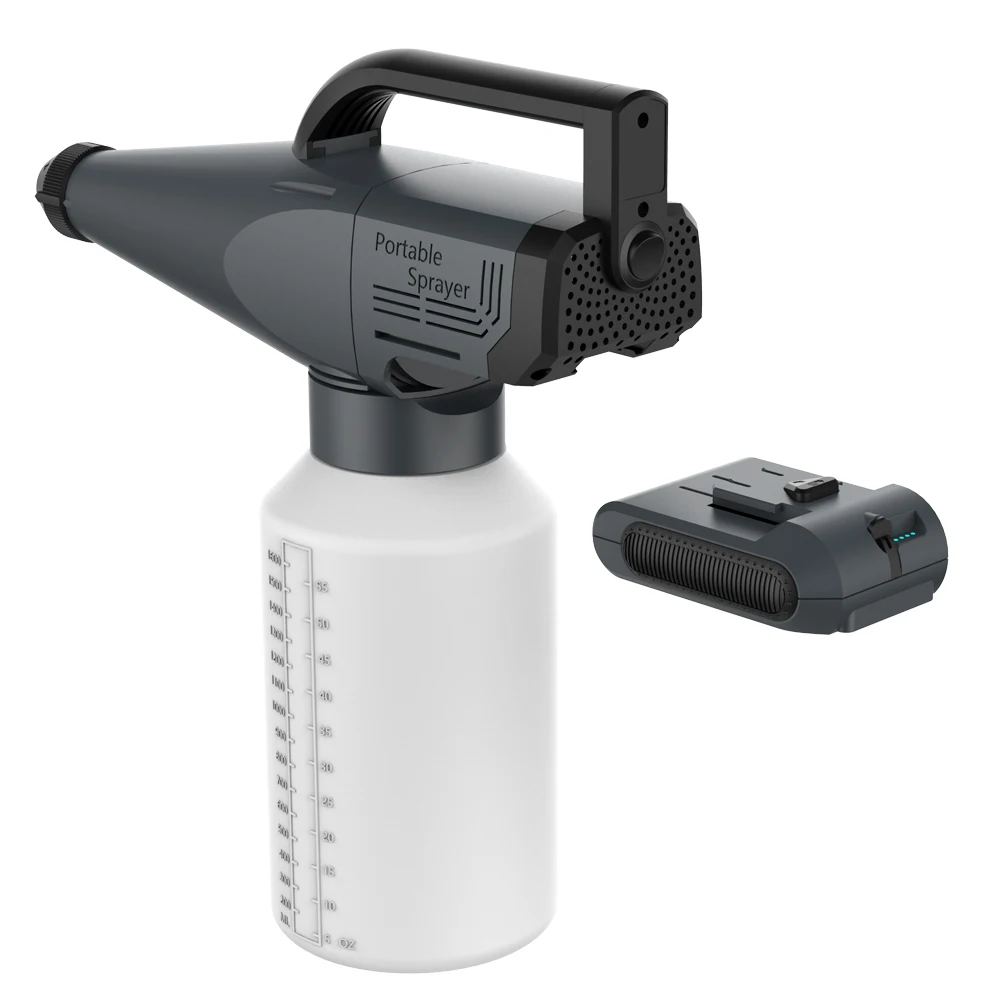 

Portable Automatic Mist Electric Sprayer Electrostatic Sprayer Portable Disinfectant Fog Machine 2500mah Lithium Battery 18.5V