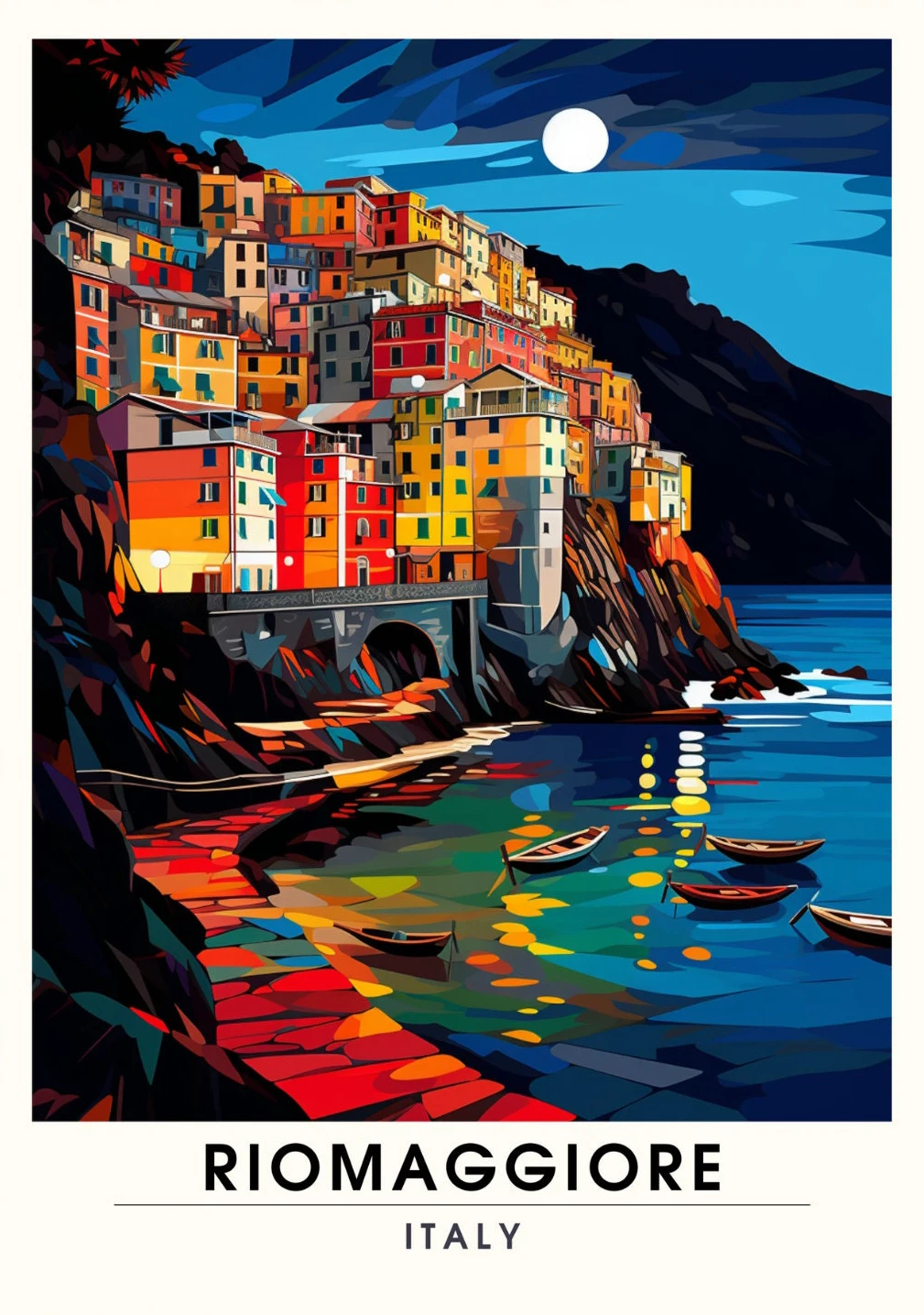 thumbnail image 1 of Viaje nocturno a Viena, Líbano, Brighton, Estrasburgo, carteles de viaje, impresión en lienzo, pintura, arte de pared, imagen, decoración del hogar, oficina, regalo, 1 of 5