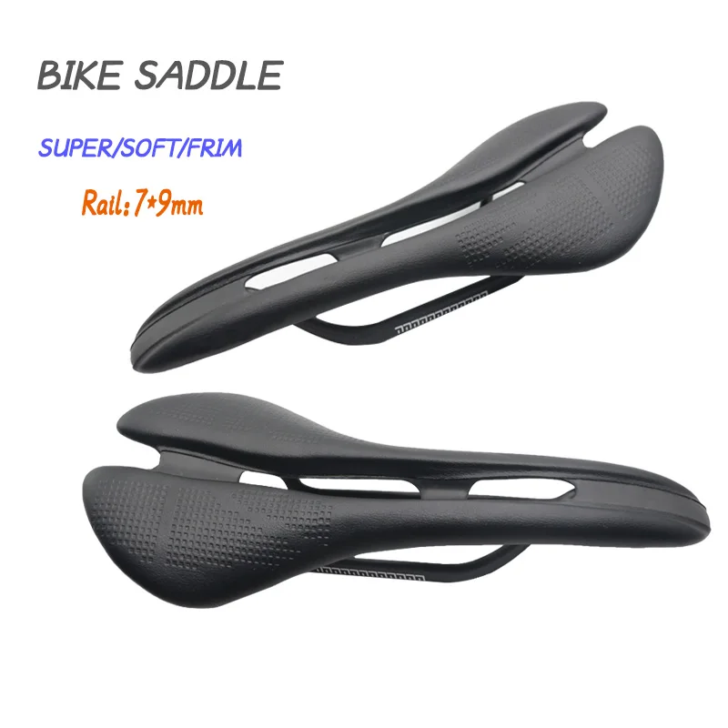 

bike Carbon Leather Saddle superlight Road Bike MTB Racing microfiber Soft Seat Cushion Bicycle RAIL7*9 fame handlebar parts