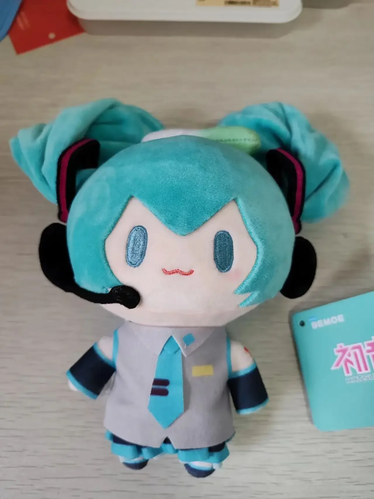 ***NEUE Hatsune Miku Fufu Plüschpuppe Fuwafuwa Anime Kawaii süße coole Spielzeugpuppen Plüsch Zimmer Auto Schreibtisch Dekor Geburtstagsgeschenk für Fan – Detail 6
