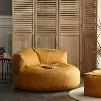 Vintage Nordic Minimalist Loveseat Sofa – European Designer Tatami Style, Cozy Lazy Sofa for Living Room - Image 4