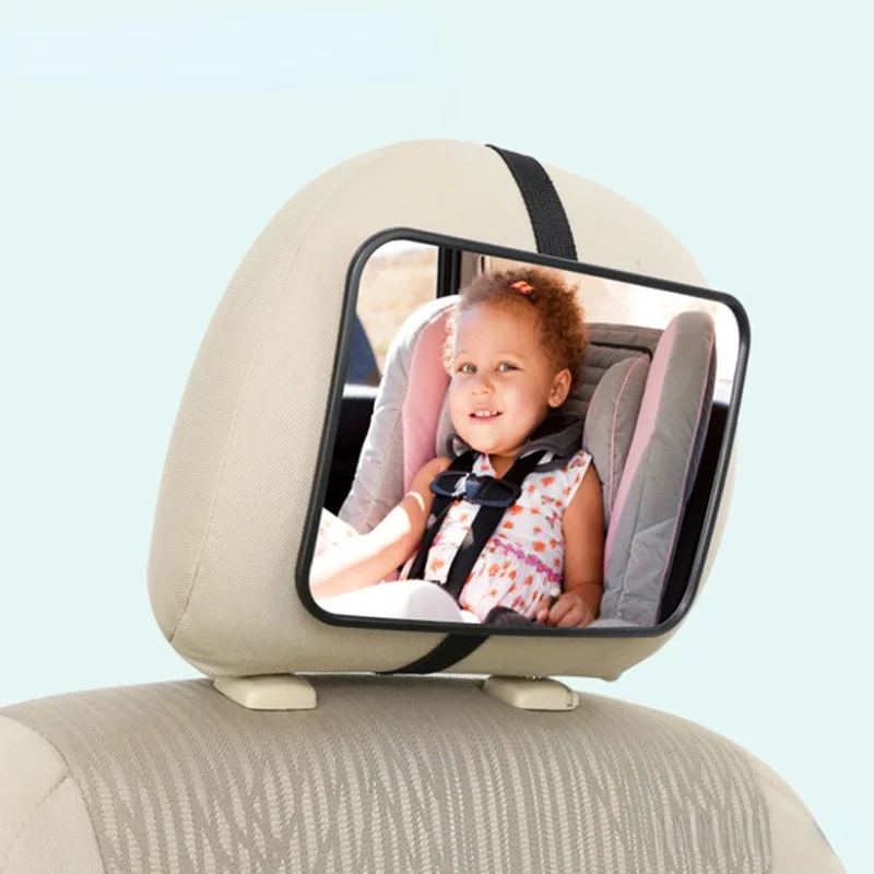Universal Car Seat Headrest Rearview Mirror Baby Rear Facing Mirror Car Back Seat Travel Without Shaking Huge Wide-Angled