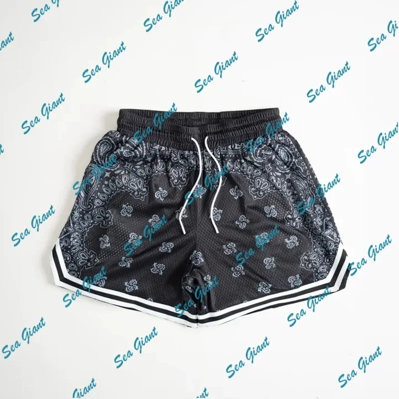 NEW summer digital printed cashew flower men shorts basketball sports shorts Man_woman running training pants Men's sweatpants