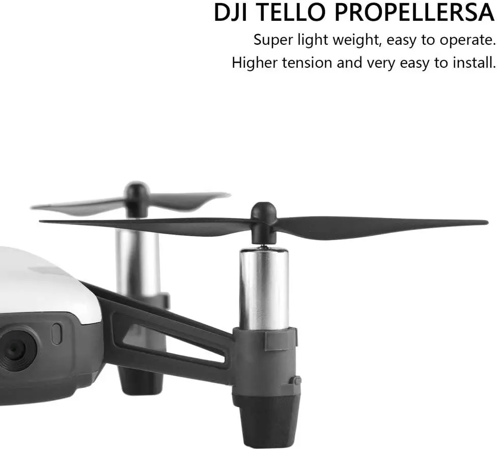Drone Propeller Drone Propellers Drone Propeller Blades Propeller Replacement Parts 4Pcs Original DJI TELLO Propeller Tello Part 2 Quick-release Propellers for RYZE TELLO EDU Drone Accessories Replacement Parts