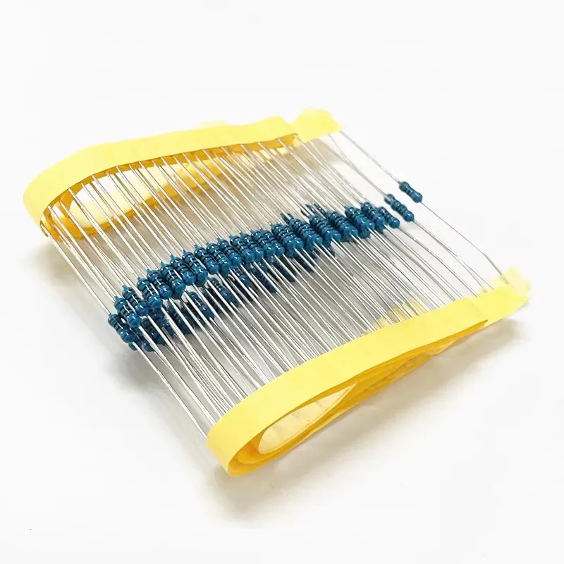 20PCS/LOT High precision metal film resistance 1/4W 0.1% 25PPM 1/1000th 1K 10K 50 150 200 250R 500R 1M