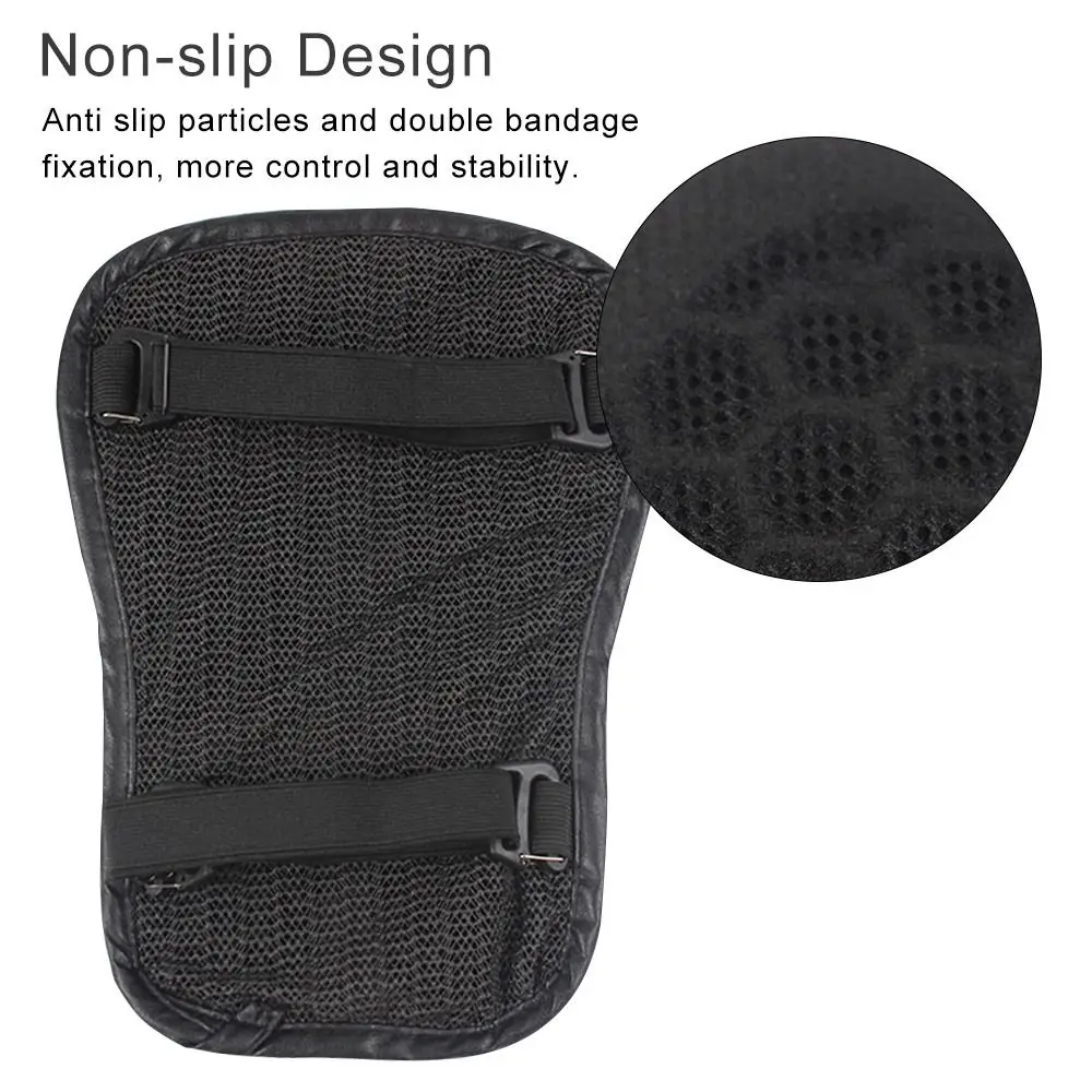 Gel Seat Cushion Double Pressure Relief with Non-Slip Cover Breathable  Design