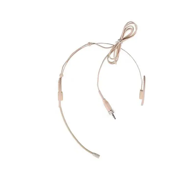 Ew62 Cuffie Beige Microfono Omnidirezionale Per Sennheiser Ew100 Ew300 Ew500 G2 G3 G4 Wireless Beltpack