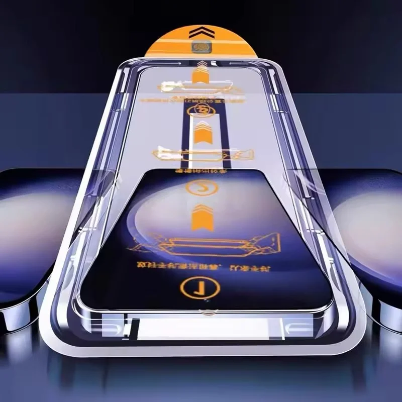 3PCS Dust-Free Tempered Glass Screen Protector with Oleophobic Coating