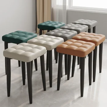 Nordic Minimalist Large Kitchen Chairs Stool Living Room Leisure Bathroom Chairs Soft Fashion Muebles Para Hogar Home Furniture
