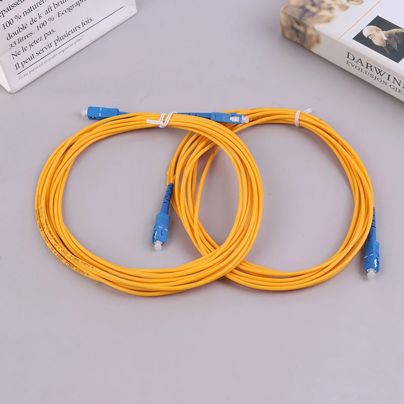 3 meter SC-SC simplex faser optik kabel single mode ftth pigtail patch kabel für unifi zeit maxis faser