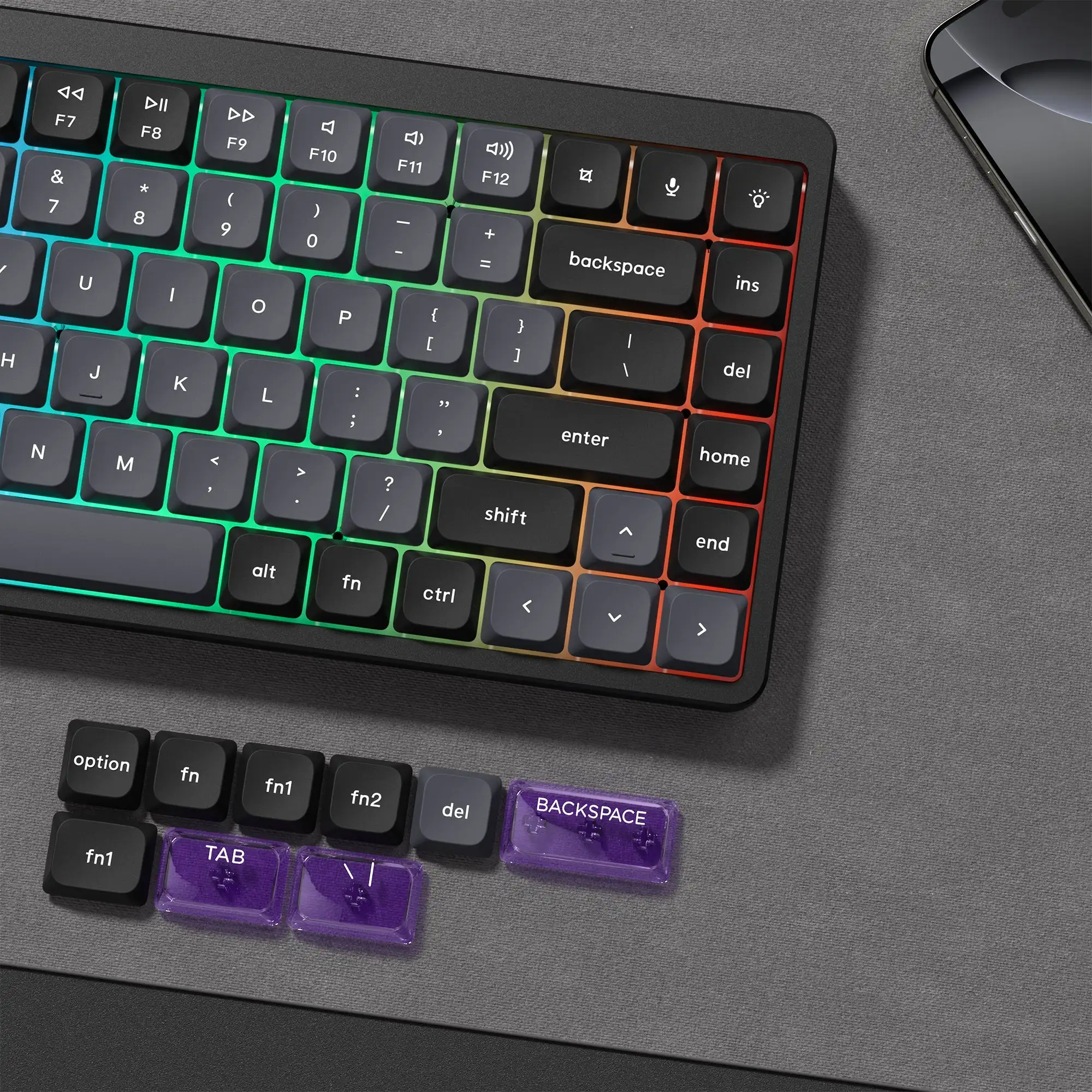 138 キーロープロファイル PBT キーキャップカスタムダブルショット