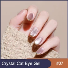 

9 Color Nail Polish Crystal Cat Eye Gel Nail Polish Holographic UV Soak Off Gel Lacquer Magnetic Hybrid Nail Gel For Nail Art