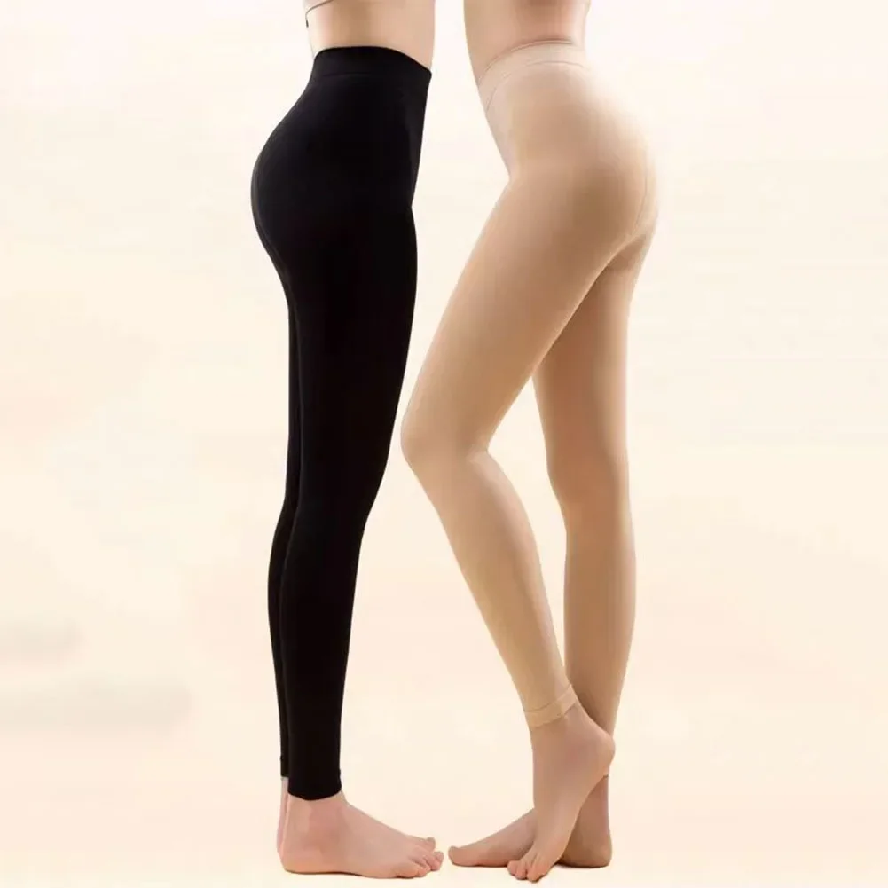 Women Tights Women Pantyhose Women Stockings Solid Color Pantyhose Thermal Leggings Women Pantyhose Tights Flesh Colored Bare Legs Leggings Butt Lifting Leg Shaping Thermal Stockings Woman Beautiful Leg Socks