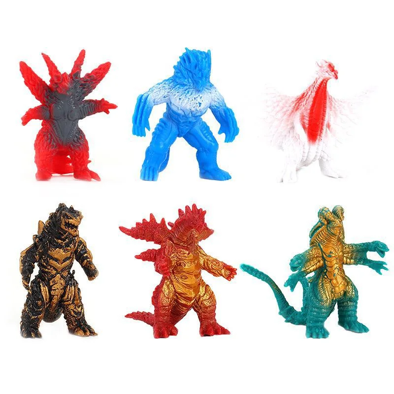 

Мягкие пластиковые Монстры 6 см, Horoboros, Gue, basser, garгоргон, Grigio, кость, Maga, Orochi, Zeppandon, очень маленькая модель, детские игрушки