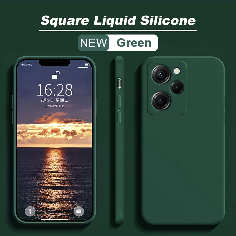 Premium Protective Liquid Silicone Case – Shockproof Design